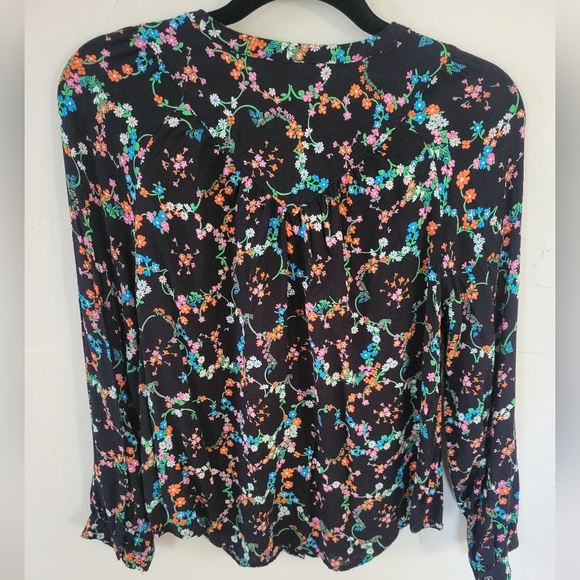 Anthropologie Maeve Avignon Button Up Floral  Blouse Sz S - Picture 3 of 7